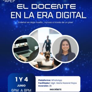 Taller en línea: “El Docente en la Era Digital”